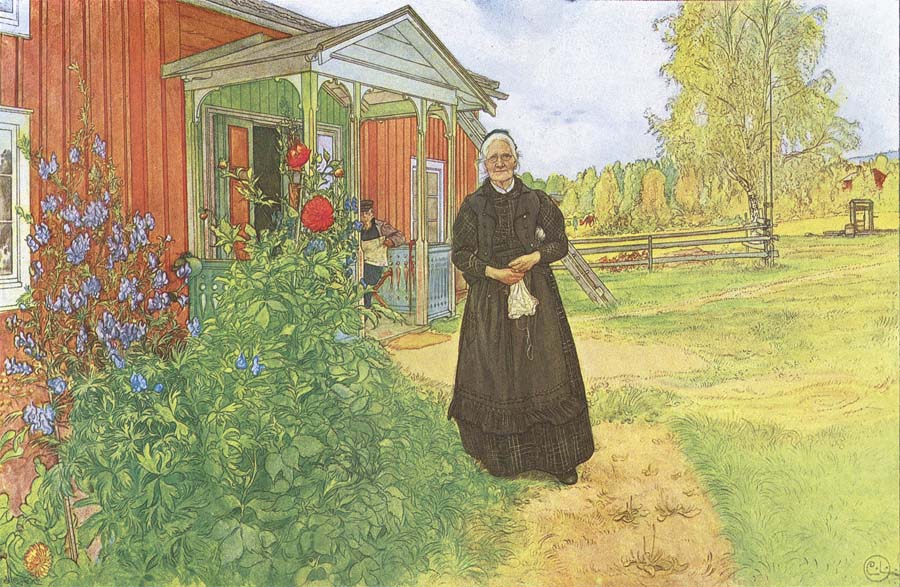 Carl Larsson Father and Mother